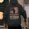 Im A Dad Grandpa And A Veteran Nothing Scares Me Veteran Men's Hoodie Back Print Im A Dad Grandpa And A Veteran Nothing Scares Me Veteran Men's Hoodie Back Print