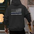 Dad Is A Hero Idea Son Daughter Of Police Men's Hoodie Back Print