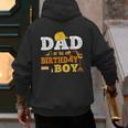 Dad Mom Of The Birthday Boy Kid Construction Matching Family Men's Hoodie Back Print