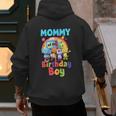 Dad And Mom Mommy Of The Birthday Boy Family Party Decor Men's Hoodie Back Print