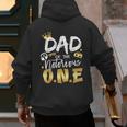 Dad Of The Notorious One Old School 1st Hip Hop Birthday Men's Hoodie Back Print