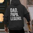 Dad Papa Legend Vintage Distressed Bold Papa Graphic Men's Hoodie Back Print Dad Papa Legend Vintage Distressed Bold Papa Graphic Men's Hoodie Back Print