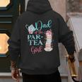 Dad Of The Par-Tea Girl Floral Tea Party Birthday Family Men's Hoodie Back Print