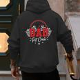 Dad Pit Crew Birthday Party Race Car Racing Family Matching Men's Hoodie Back Print