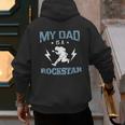 MY DAD IS A ROCKSTAR DADDY Father Sday Men's Hoodie Back Print