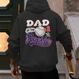 Dad Rookie Of Year 1st Birthday Baseball Theme Matching Men's Hoodie Back Print Dad Rookie Of Year 1st Birthday Baseball Theme Matching Men's Hoodie Back Print