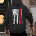 Dad Senior 2026 Proud Dad Of A Class Of 2026 Graduate Flag Men's Hoodie Back Print