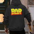 Dad Story Men's Hoodie Back Print
