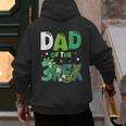 Dad Of The Three Rex Birthday Dinosaur Family Matching Men's Hoodie Back Print Dad Of The Three Rex Birthday Dinosaur Family Matching Men's Hoodie Back Print
