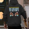 Dad Of Twins TShirt Men's Hoodie Back Print