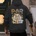 Dad Of The Two Wild Animal Safari 2Nd Birthday Party Men's Hoodie Back Print