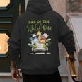 Dad Of The Wild One 1st Birthday Safari Family Matching Men's Hoodie Back Print