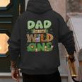 Dad Of The Wild One Birthday Family Matching Party Decor Men's Hoodie Back Print