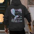Dada Dad 1st Birthday Mermaid Oneder The Sea Family Matching Men's Hoodie Back Print