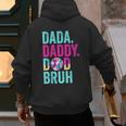 Dada Daddy Dad Bruh Baseball Drip Ice Cream Dad Bruh Men's Hoodie Back Print