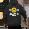 Dada One Happy Dude Birthday Theme 1st Family Matching Mom Men's Hoodie Back Print
