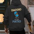 Daddio Of The Patio Fathers Day BBQ Grill Dad Men's Hoodie Back Print Daddio Of The Patio Fathers Day BBQ Grill Dad Men's Hoodie Back Print