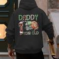 Daddy Of The 1 Year Old Football Lover 1st Birthday Boy Men's Hoodie Back Print
