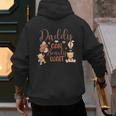 Daddy Can Bearly Wait Bear Gender Neutral Boy Baby Shower Men's Hoodie Back Print
