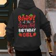 Daddy Of The Berry First Birthday Of Girl Strawberry Men's Hoodie Back Print