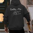Daddy And Me Best Dad Ever Fist Bump Father's Day Small Men's Hoodie Back Print