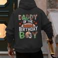 Daddy Of The Birthday Boy Game Day Football Men's Hoodie Back Print