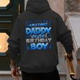 Daddy Of The Birthday Boy Matching Family Father Men's Hoodie Back Print