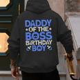 Daddy Of The Boss Birthday Party Outfit Like A Boss Daddy Men's Hoodie Back Print