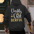 Daddy Of Mr Onederful 1st Birthday First One-Derful Matching Men's Hoodie Back Print