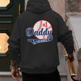 Daddy Of Rookie 1st Birthday Baseball Theme Matching Party Men's Hoodie Back Print Daddy Of Rookie 1st Birthday Baseball Theme Matching Party Men's Hoodie Back Print