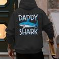 Daddy SharkShirt Fathers Day Family Matching Dad Men's Hoodie Back Print