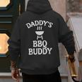 Daddys BBQ Buddy Cute Barbecue Family Match Boys Girls Kids Men's Hoodie Back Print
