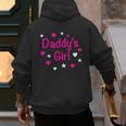 Daddy's Girl Shirt With Pink Lettering Men's Hoodie Back Print