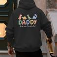 DaddysaurusRex Dinosaur Dad Daddy Saurus Family Men's Hoodie Back Print