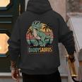DaddysaurusRex Dinosaur Daddy Saurus Family Matching Dad Men's Hoodie Back Print