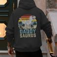DaddysaurusRex Dinosaur Daddy Saurus Family Matching Men's Hoodie Back Print