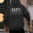 Dad's Favorite Son Daughter I'm Dad's Favorite Men's Hoodie Back Print