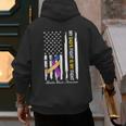 My Dad's Fight Is My Fight Bladder Cancer Awareness Men's Hoodie Back Print