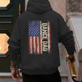 Dance Dad US American Flag Shirt Dancer Dancing Father Men Men's Hoodie Back Print