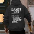 Dancer Dad Dancing Father Of A Dancer Dad Men's Hoodie Back Print