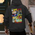 DC Comics Father's Day Justice League Dad Attributes Men's Hoodie Back Print