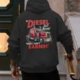 If Diesel Ain't Burnin Then I Ain't Earnin Truck Driver Dad Men's Hoodie Back Print