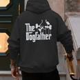 The Dogfather Dog Dad Dog Lover Men's Hoodie Back Print
