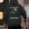 Don't Worry Kitten Daddy's Here Men's Hoodie Back Print