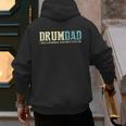Drum Dad Like A Normal Dad But Cooler Shirt Music Dad Men's Hoodie Back Print
