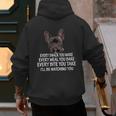 Every Snack You Make French Bulldog Mom And Frenchie Dad Men's Hoodie Back Print