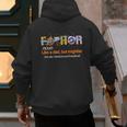 Fa-Thor Like Dad Just Way Mightier Hero Fathers Day Men's Hoodie Back Print Fa-Thor Like Dad Just Way Mightier Hero Fathers Day Men's Hoodie Back Print