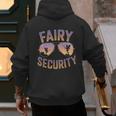 Fairy Security Birthday Family Halloween Costume Dad Mom Men's Hoodie Back Print
