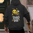 Family Bee Shirts Dad Daddy First Bee Day Outfit Birthday Men's Hoodie Back Print