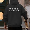 Father Of 4 Kids Dad Squared Dad To The Fourth Power Men's Hoodie Back Print